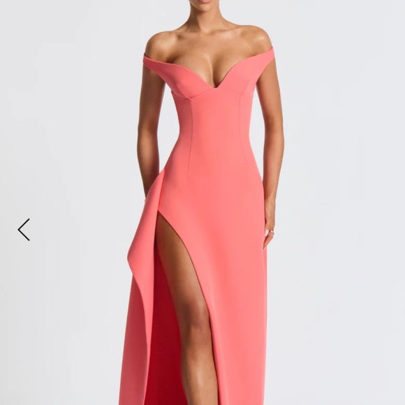 Babyboo KHALESIA maxi dress in coral pink sz. Xs - Picture 1 of 5